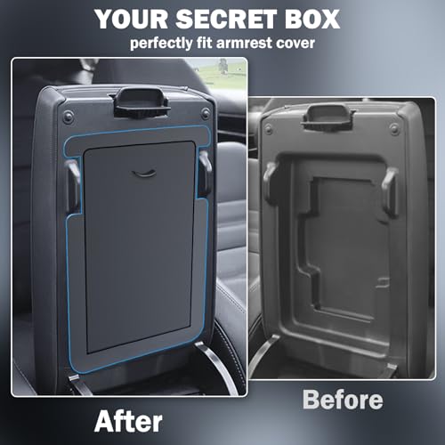 SwiftGaze Center Console Organizer for 2023-2025 Honda CR-V, Armrest Storage Tray with Magnetic Hidden Organizer Charging Station Caddy, ABS Car Interior Accessories OEM Style Leather Texture-3PCS - Image 3