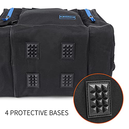 Mangrove Bowling Ball Bag for Single Ball, 2020 Bowling Ball Tote Bowling Bag with Padded Ball Holder - Fits Bowler Shoes Up to Mens Size 14 and Accessories (Blue) - Image 4