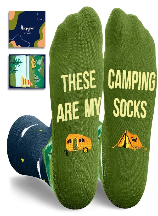 Happy Pop HAPPYPOP Camping Gifts for Men Women - Cool Gifts for Rv Campers, Camping Socks for Women Men - Image 1