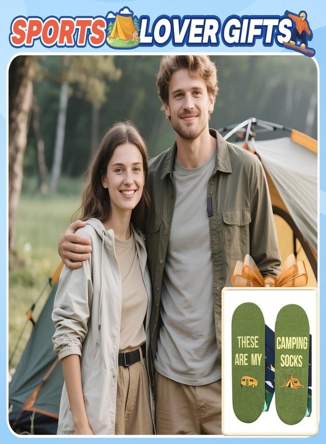 Happy Pop HAPPYPOP Camping Gifts for Men Women - Cool Gifts for Rv Campers, Camping Socks for Women Men - Image 5