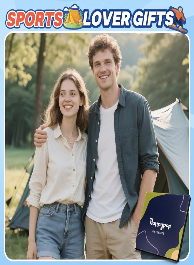 Happy Pop HAPPYPOP Camping Gifts for Men Women - Cool Gifts for Rv Campers, Camping Socks for Women Men - Image 3