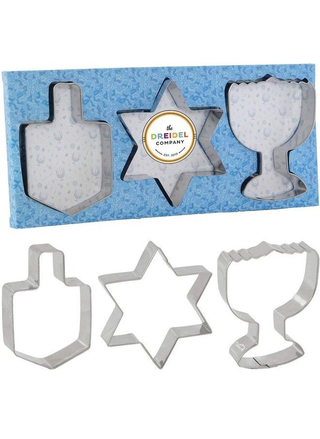 Hanukkah Cookie Cutters Stainless Steel Set Of Three - pzsku/ZD81B161B712623FB2B68Z/45/_/1686212355/8e088cf9-89b9-4b7a-8601-81e2d9af0bab