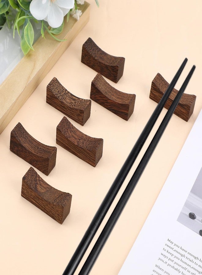 Gabrella 24 Pcs Wooden Chopstick Holders, Chopstick Rest Wooden Cutlery Stand Rack Set for Home Kitchen Hotel Restaurant Dining - Image 5
