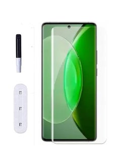 OnePlus 13 Screen Protector Tempered Glass Full Adhesive Full Coverage Bubble-Free Anti Scratch HD Clear High Responsive Screen Protector for OnePlus 13 5G (UV Clear)