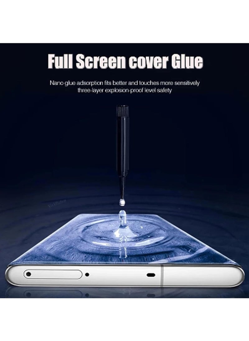 Generic - OnePlus 13 Screen Protector Tempered Glass Full Adhesive Full Coverage Bubble-Free Anti Scratch HD Clear High Responsive Screen Protector for OnePlus 13 5G (UV Clear) - Image 1