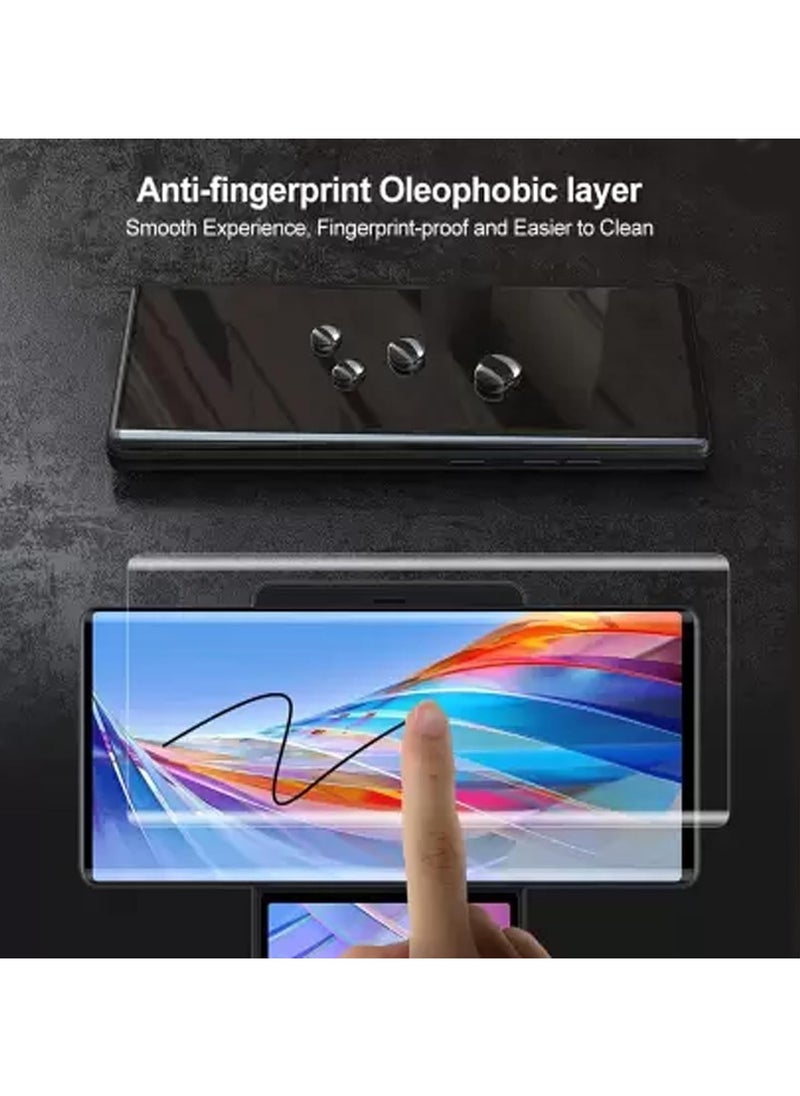 Generic - OnePlus 13 Screen Protector Tempered Glass Full Adhesive Full Coverage Bubble-Free Anti Scratch HD Clear High Responsive Screen Protector for OnePlus 13 5G (UV Clear) - Image 1