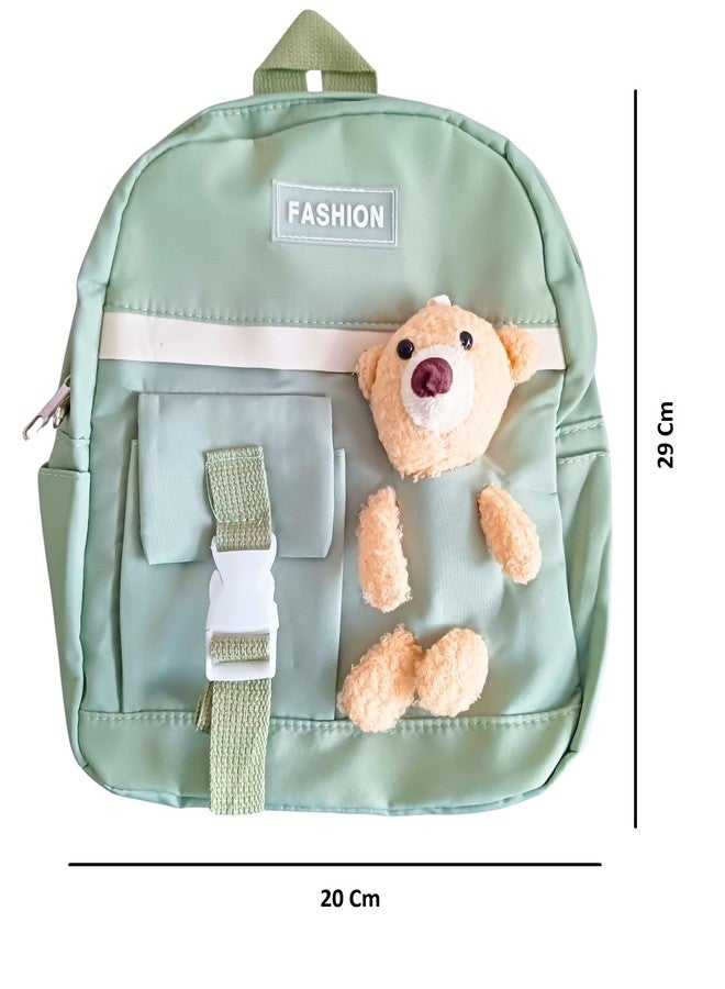 GOLD LEAF Teddy Bear Backpack For kids.Cartoon Stuffed Animal Children'S Rucksack Bear School Bag Kindergarten Preschool Bookbag Primary Bookbags Best Gift for Boys Girls Age 6-10 (Mint Green) - Image 4