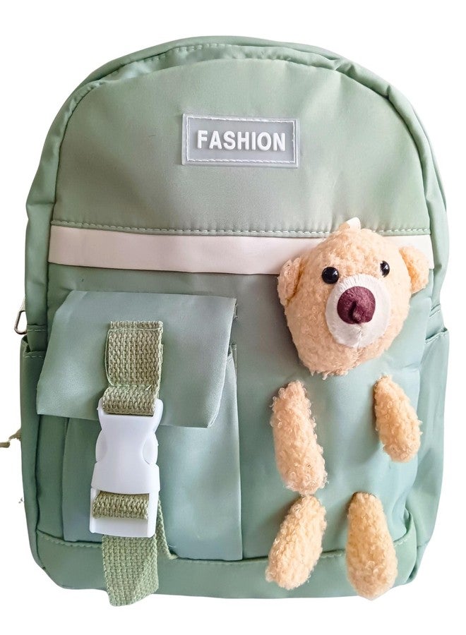 GOLD LEAF Teddy Bear Backpack For kids.Cartoon Stuffed Animal Children'S Rucksack Bear School Bag Kindergarten Preschool Bookbag Primary Bookbags Best Gift for Boys Girls Age 6-10 (Mint Green) - Image 1