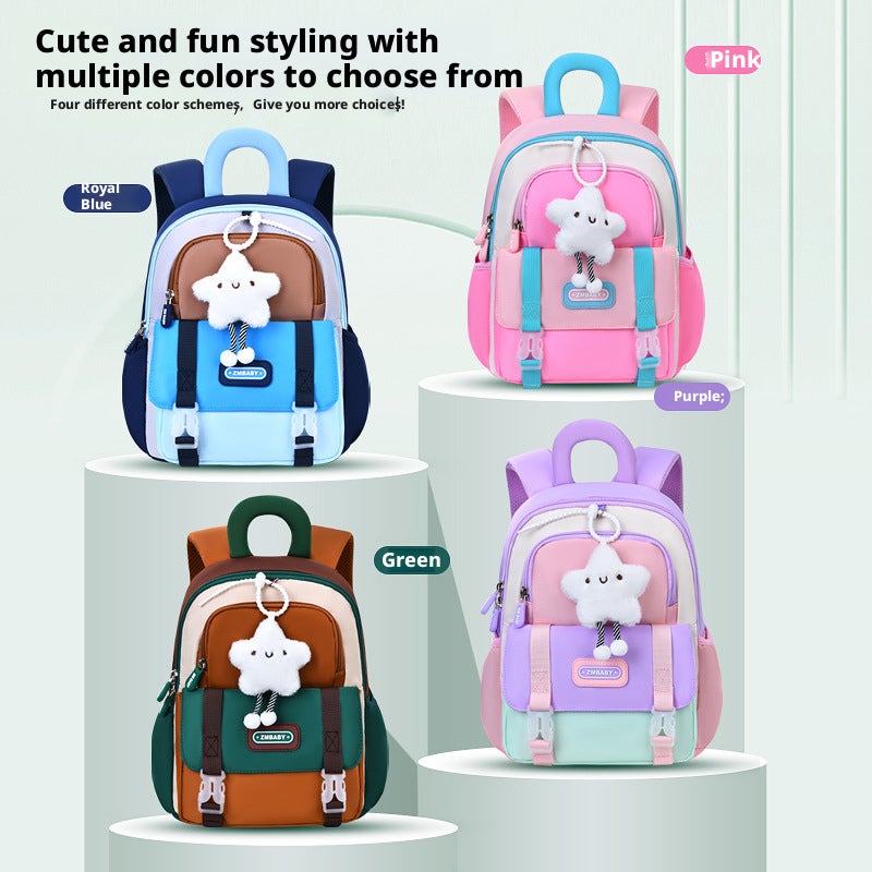 Sesame Baby Kids Backpack, Cartoon, Lightweight, Waterproof - Image 1