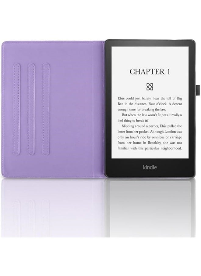 جنرال - متوافق مع Kindle Paperwhite الجيل الحادي عشر بحجم 6.8 بوصة عام 2021 ، غطاء كتاب إلكتروني “شجرة الحياة” ، مصنوع من مادة البولي يوريثين الحرارية (TPU) مع جلد PU - Image 1