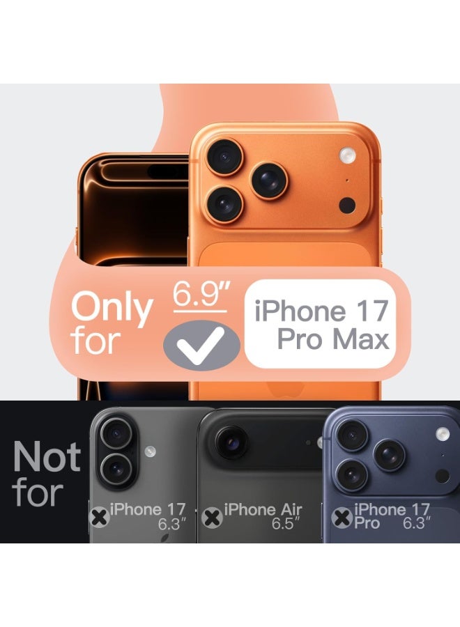 بورتوني جراب iPhone 17 Pro Max مصنوع من السيليكون الهلامي الناعم لهاتف iPhone 17 Pro Max مع بطانة داخلية من الألياف الدقيقة وغطاء حماية مقاوم للصدمات لهاتف iPhone 17 Pro Max مقاس 6.9 بوصة - Image 2