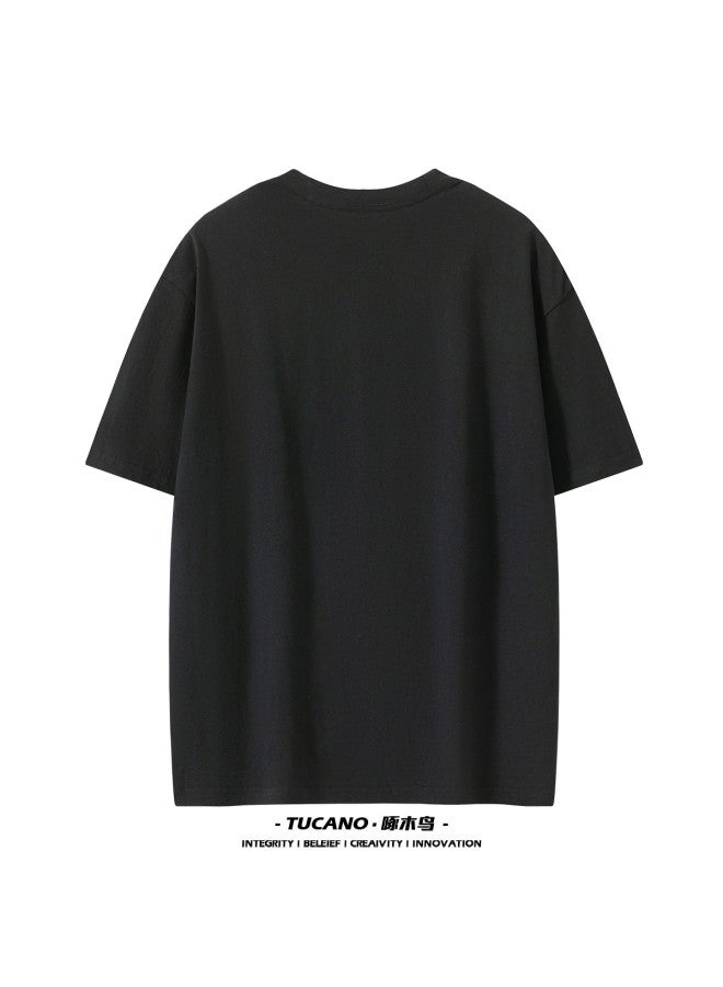 Tucano new Summer Men's Pure Cotton Short Sleeve T-shirt - Fashionable Casual Breatheable Youth Half-sleeve Top - Image 3
