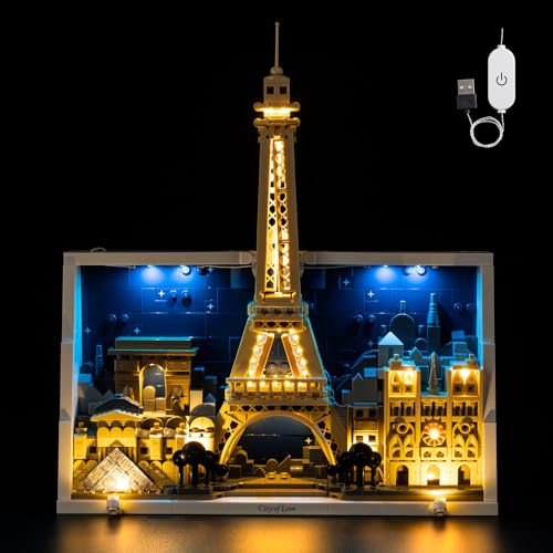 Nitemode Lighting Compatible with Lego Architecture Paris City of Love 21064 Building Set Upgraded Brightness Adjustable Lighting AccessoriesJUST Lights - Image 1