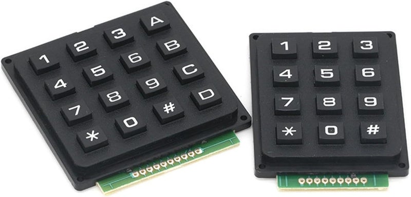 Amagogo Keypad Phone Style Membrane Keyboard Module Array Switch Constructed with PP Material Suitable for Adding Controls Home Electronic Projects, 12 Keys 4x3 - Image 5