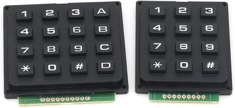 Amagogo Keypad Phone Style Membrane Keyboard Module Array Switch Constructed with PP Material Suitable for Adding Controls Home Electronic Projects, 12 Keys 4x3 - Image 3