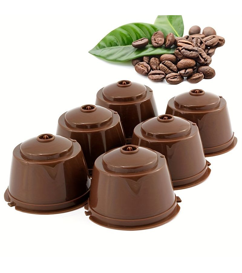 2 Pack Compatible Coffee Capsule Pods Plastic Filter Cups For Espresso Machines - Image 2