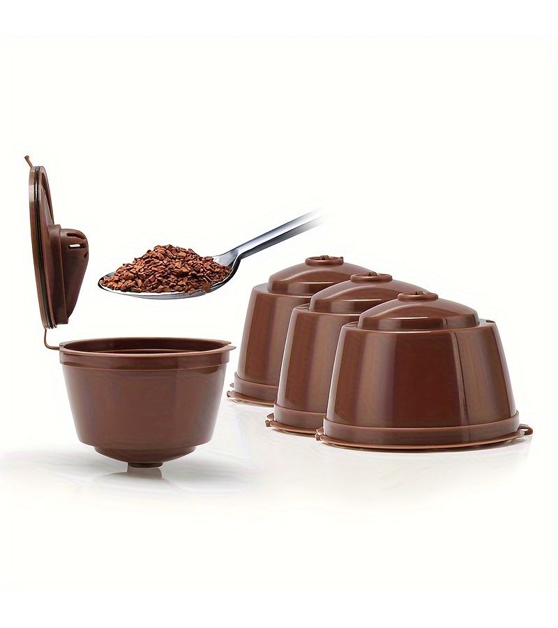 2 Pack Compatible Coffee Capsule Pods Plastic Filter Cups For Espresso Machines - Image 1