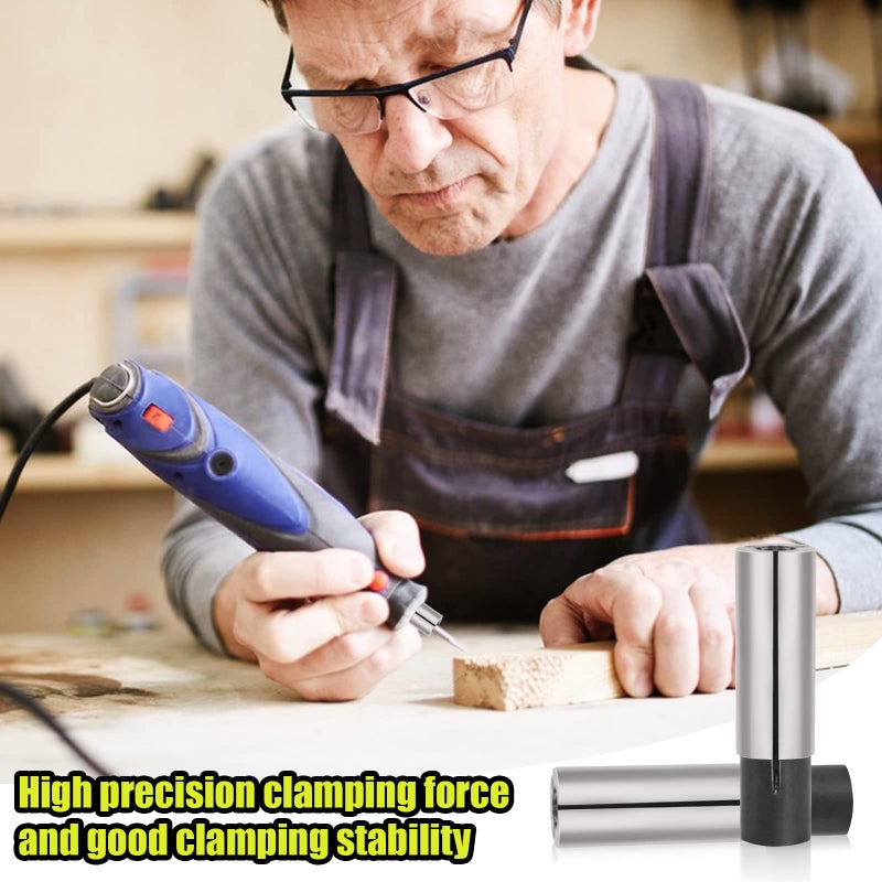 Sliverdew 4 Pack 1/4" to 1/8" Collet Adapter, High-Carbon Steel Collet Router Converter for CNC Lathe Router Cutter Milling Bit Collet Reducer - Image 4