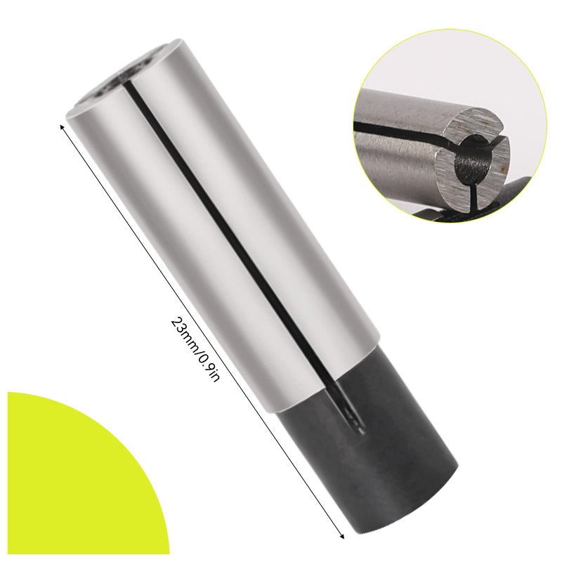 Sliverdew 4 Pack 1/4" to 1/8" Collet Adapter, High-Carbon Steel Collet Router Converter for CNC Lathe Router Cutter Milling Bit Collet Reducer - Image 3