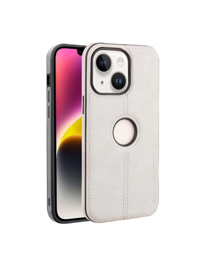S-TOP Case For iPhone 14 Plus Crazy Horse Leather Back Cover Phone Case - Image 1