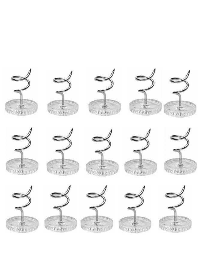 Attmu Clear Heads Twist Pins For Upholstery  SliPiecesovers And Bedskirts  0.75 Inches  Set Of 50 - Image 3