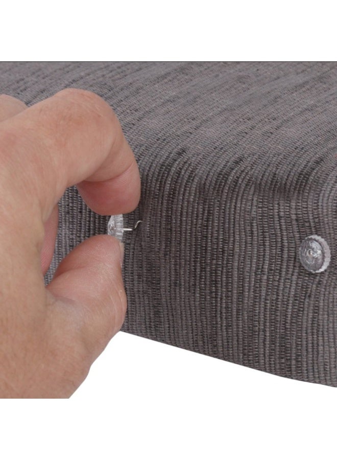 Attmu Clear Heads Twist Pins For Upholstery  SliPiecesovers And Bedskirts  0.75 Inches  Set Of 50 - Image 4