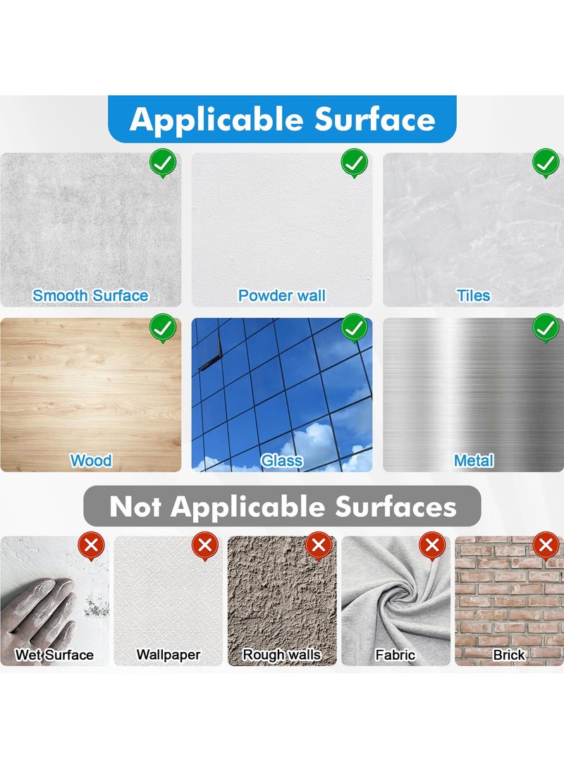 غنافوتو 24 زوجًا (48 شريطًا) شرائط تعليق الصور - شرائط تعليق الصور المعلقة بدون مسامير شرائط تعليق الصور المعلقة بدون مسامير شرائط تعليق الصور المعلقة بخطاف حلقة خطاف شريط تعليق الصور على الحائط بدون تلف - 12 زوجًا م 16*70 مم 12 زوجًا ط 19*93 مم - Image 5