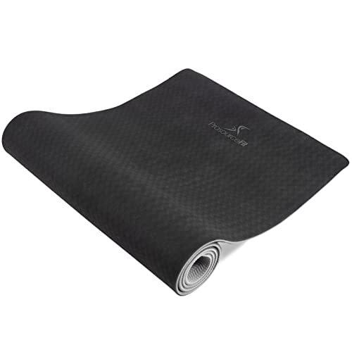 ProsourceFit Natura TPE Yoga Mat 1/4" (6mm) Thick, 72" Long, Reversible with High-Density Cushion & Non-slip Texture, Eco-conscious & Hygienic - Image 1