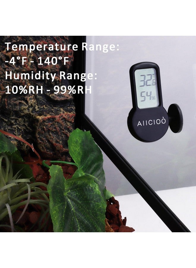 Aiicioo Aiicioo Reptile Thermometer and Humidity Gauge for Reptile Heat Pad- Digital Terrarium Thermometer Hygrometer for Reptile Tank Temperature Gauge for Turtle Tortoise Lizard Snake Frog Tank Accessories  - Image 4