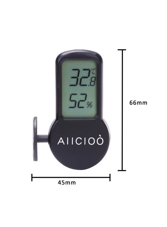 Aiicioo Aiicioo Reptile Thermometer and Humidity Gauge for Reptile Heat Pad- Digital Terrarium Thermometer Hygrometer for Reptile Tank Temperature Gauge for Turtle Tortoise Lizard Snake Frog Tank Accessories  - Image 5