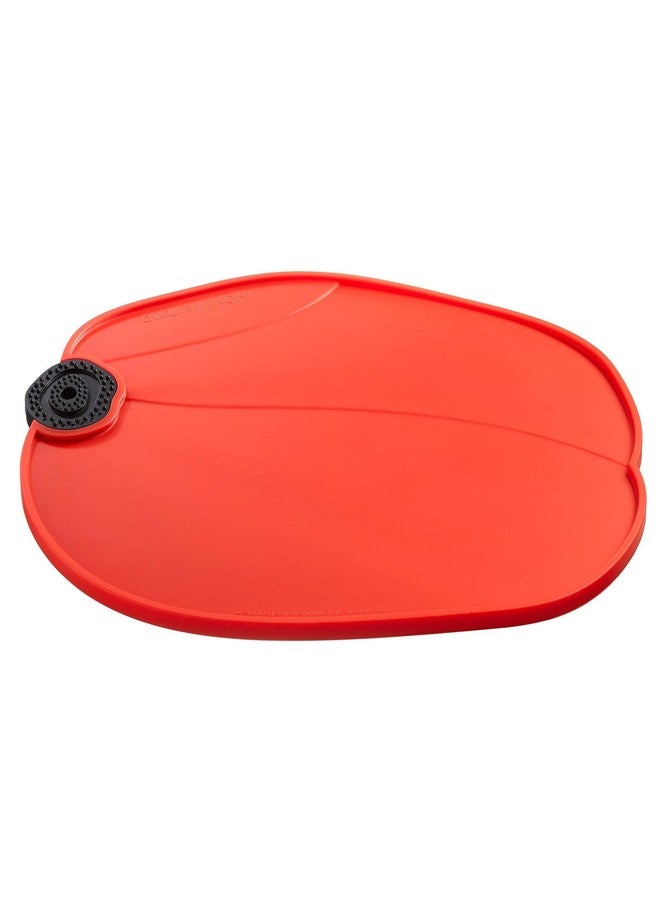 Charles Viancin Large Silicone Cutting Board - Poppy Design Flexible Cutting Mat - 12 x 16 Inches - Image 2