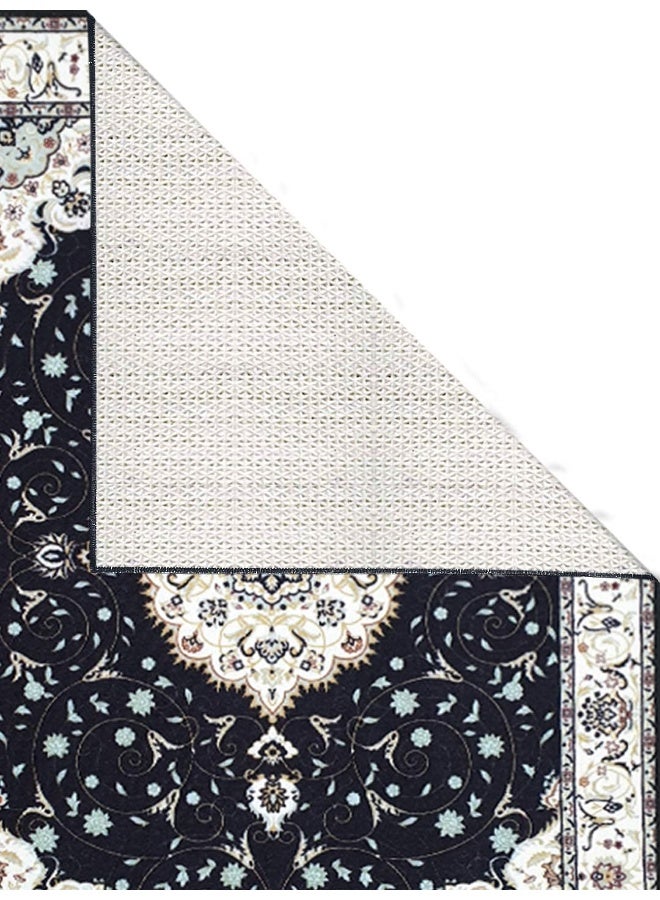 Status سجادة أرضية مطبوعة عتيقة مزخرفة مضادة للانزلاق للمنزل، المعيشة، المكتب، الغرف وغرفة النوم (4 × 6، متعدد - 41) - Image 1