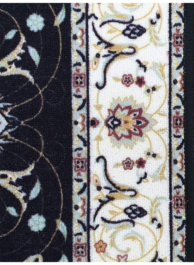 Status سجادة أرضية مطبوعة عتيقة مزخرفة مضادة للانزلاق للمنزل، المعيشة، المكتب، الغرف وغرفة النوم (4 × 6، متعدد - 41) - Image 2