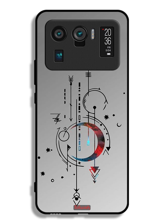 Tolwak غطاء حماية Xiaomi Mi 11 Ultra بنمط فن القمر والسهام - Image 2
