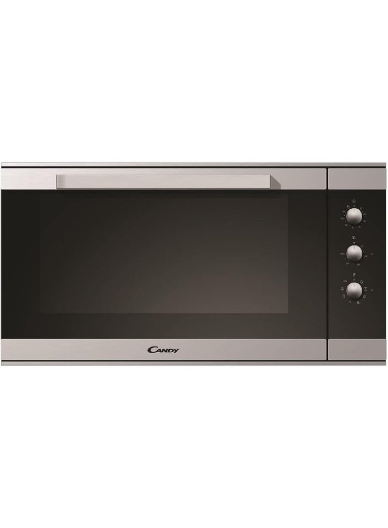 Candy Built-in Electric Oven, 90 cm, 84 Liters, 10 Functions, Stainless Steel (Made in Italy)