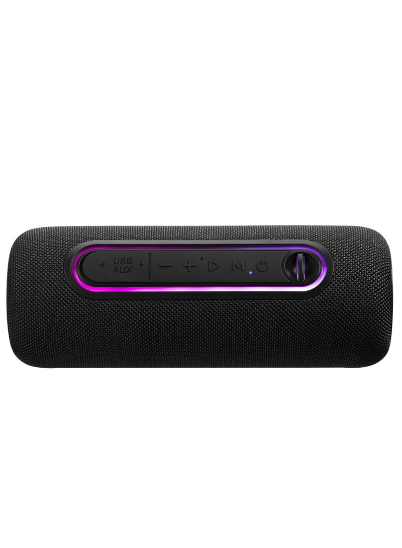 VXS100 Premium Series Portable Bluetooth Speaker with RGB LIGHTS, Upto 3 Hour Playtime, 1 Year Warranty
