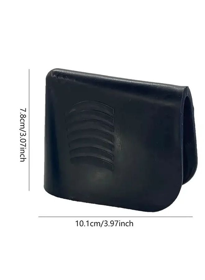 Black Durable Silicone Grout Tool Wear Resistant Flexible for Tile Flooring - Image 1