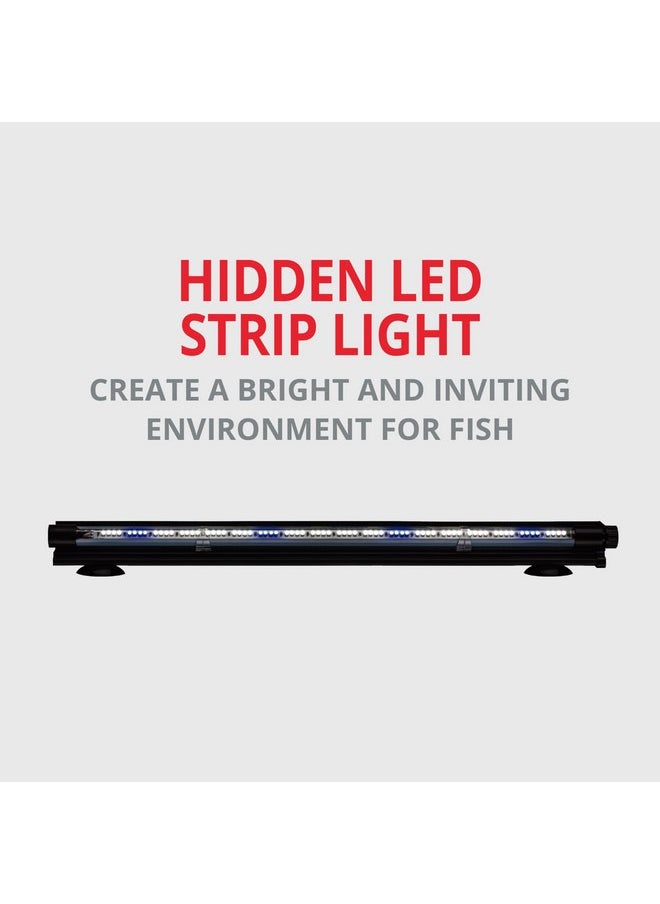 MarineLand - Marineland Hidden LED Strip Light for Aquariums, White and Blue LEDs - Image 1