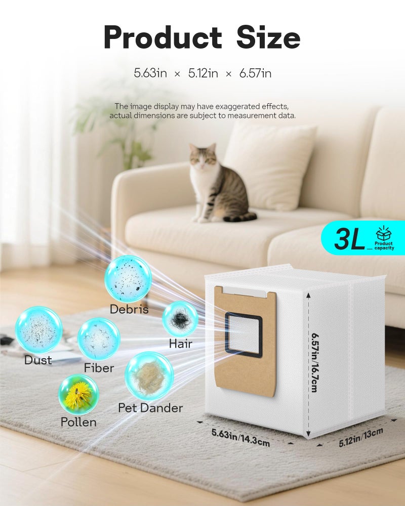 Leemone 12 Pack E25 E28 Dust Bags Compatible with eufy Omni Robot Vacuum E25 E28, 4 Layer Filtration System with Activated Carbon Fabric - Image 5