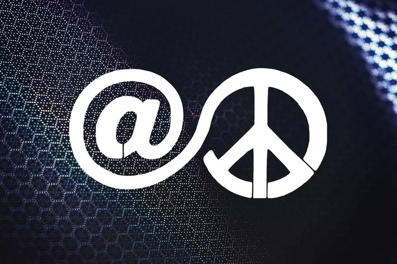 STENCILAIR Reusable "at Peace" Sign Stencil 8.5" x 11" - Custom Design for Serene Crafts and Decor - Image 2