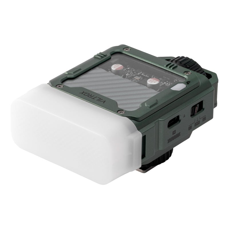 VILTROX فلاش VILTROX TTL لنيكون، فلاش على الكاميرا بسعة 1800mAh لنيكون، فلاش صغير 26W/s 5600K للكاميرا، فلاش ميني GN16، وقت إعادة تدوير 1s، مع صندوق ناعم (Spark Z3-N، أخضر) - Image 3
