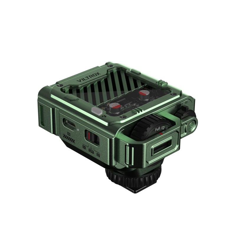 VILTROX فلاش VILTROX TTL لنيكون، فلاش على الكاميرا بسعة 1800mAh لنيكون، فلاش صغير 26W/s 5600K للكاميرا، فلاش ميني GN16، وقت إعادة تدوير 1s، مع صندوق ناعم (Spark Z3-N، أخضر) - Image 1
