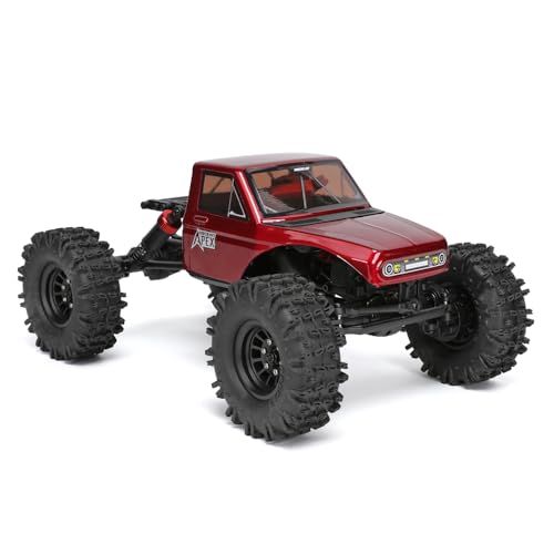 Redcat Racing Ascent18 APEX 118 Scale Brushless Electric Rock Crawler Carbon Fiber 4WD RC Car for Adults with 24GHz Radio System Red - Image 1