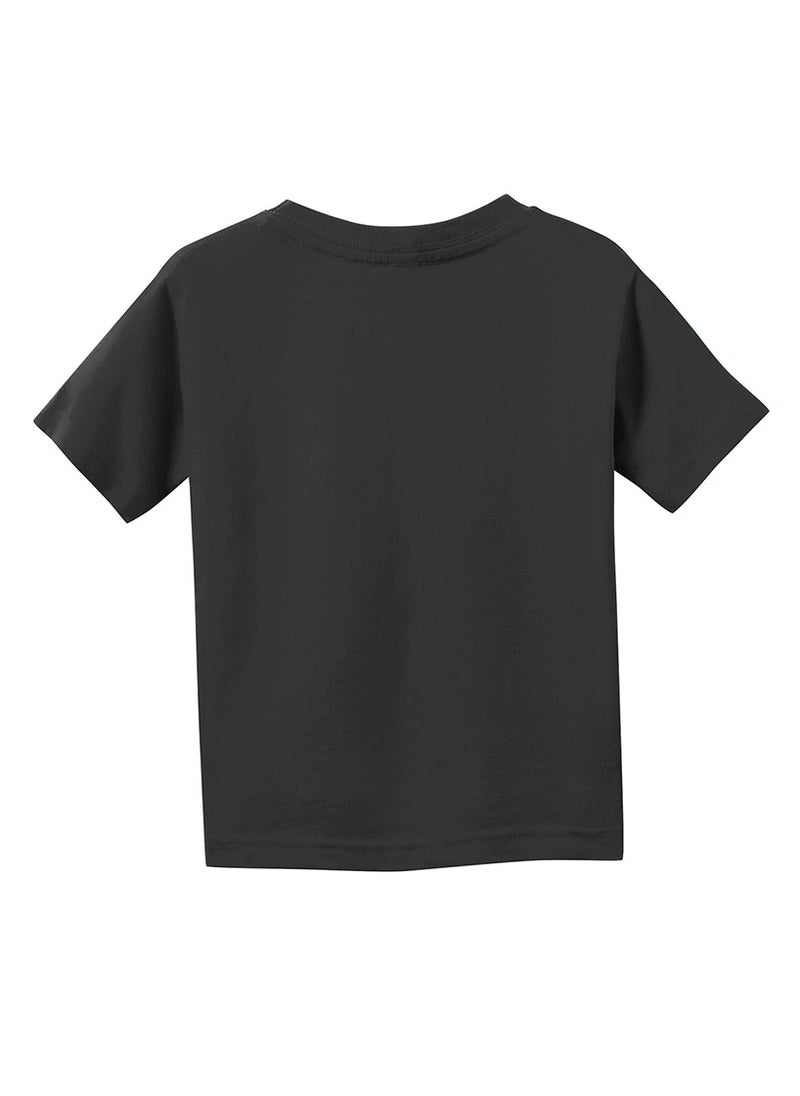 PRINTSHOP4ME Ramadan Mubarak Girl’s Cotton T-Shirt - Round Neck Short Sleeve T-Shirt for Girls - Ramadan Gift for Girls  - Image 5