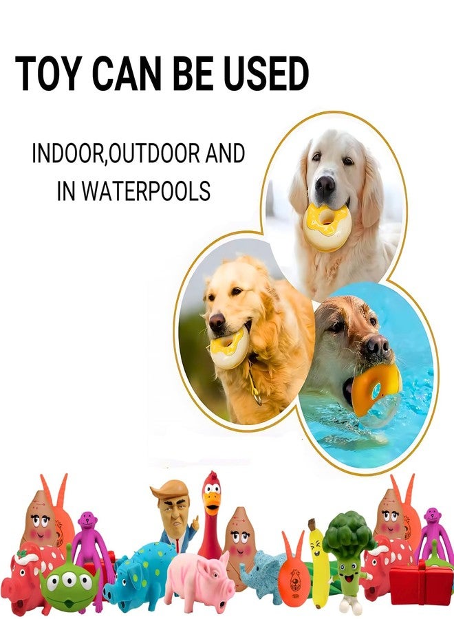 ROYALE DOG Assorted Squeak Dog Toys (Pack of 10) No Stuffing with Soft Squeaker | Small Soft Plush Squeaky Dog Chewing & Teething Toys, Fun Indoor Toy for Puppy & Senior Dogs Chewy Pet Supplies - Image 5