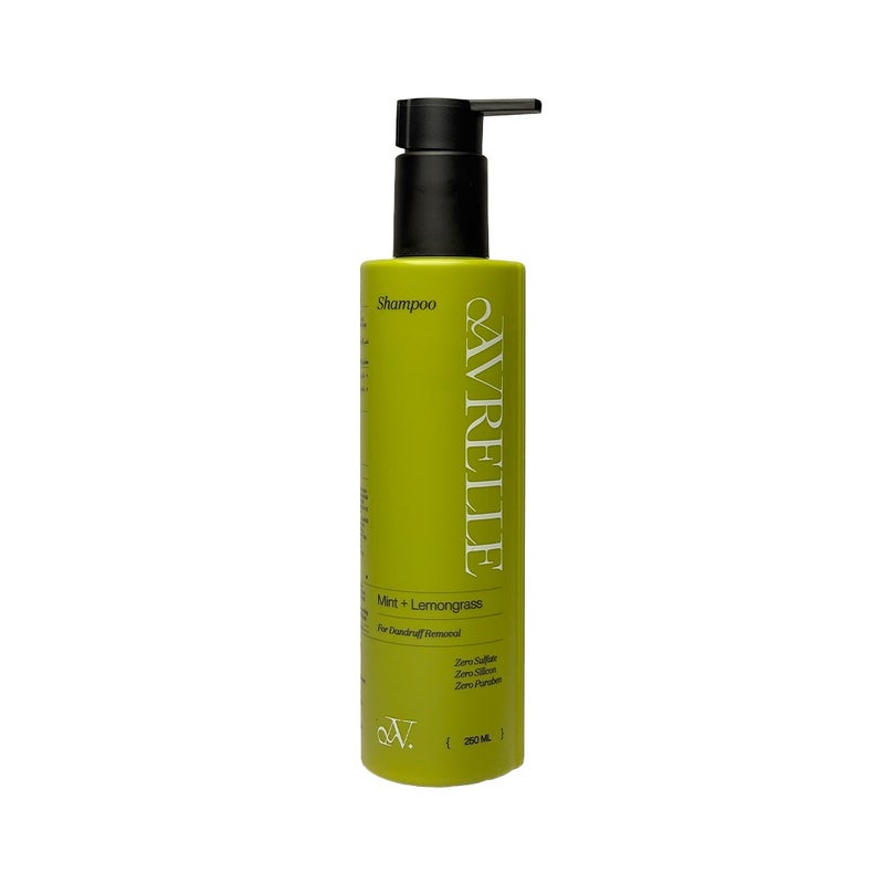 AVRELLE MINT + LEMONGRASS ANTIDANDRUFF SHAMPOO FOR NORMAL TO OILY HAIR