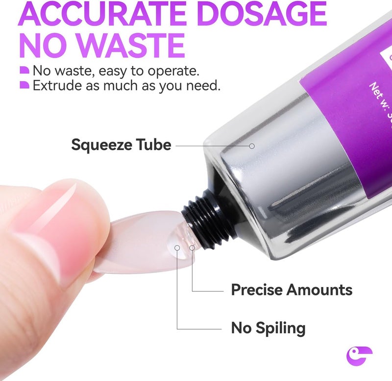 gelike ec Solid Glue Gel for Nail - Adhesive for Press on Tips 30g - Image 5