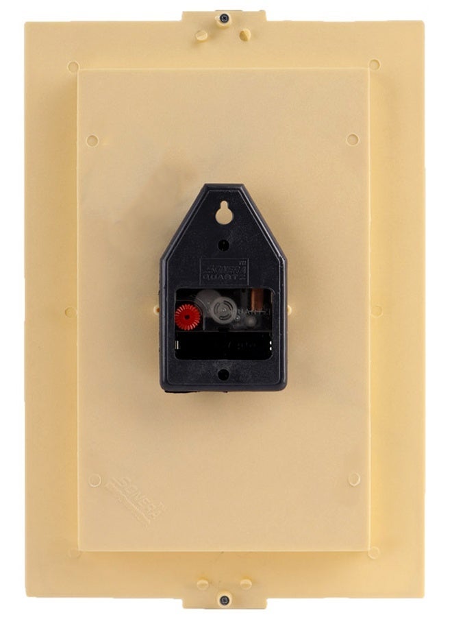 SONERA GC7 Modern Analog Wall Clock in Beige and White – Silent and Stylish for Contemporary Décor - Image 2