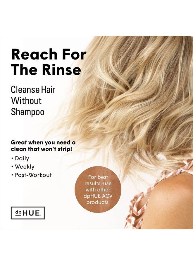 Apple Cider Vinegar Hair Rinse, 20 oz - Shampoo Alternative & Scalp Cleanser - Removes Buildup & Protects Natural Hair Oils