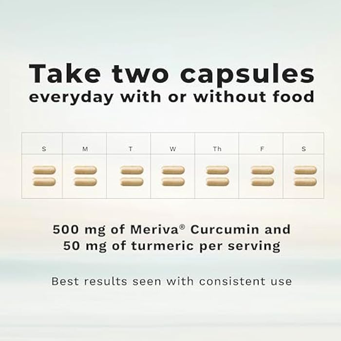 LifeSeasons Essentials Meriva Turmeric - Curcumin Phytosome Supplement - Supports Muscles Joints Bones & Liver - Enhance Circulation & Heart Health - Eases Body Stiffness & Aches - 60 Capsules - Image 3